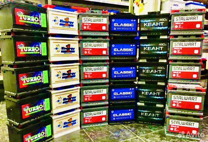 Аккумулятор 60Ач с установкой на любое автомобиль