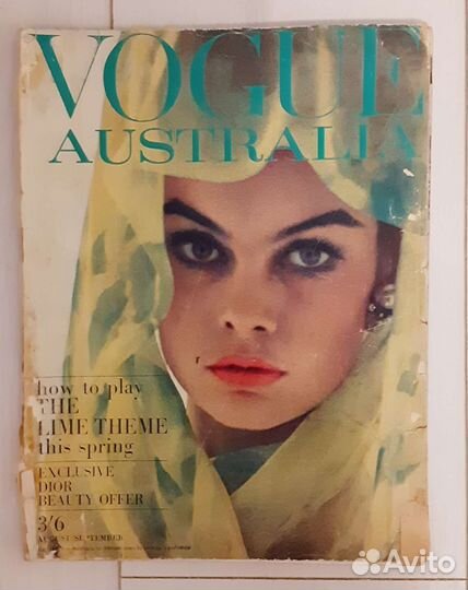 Журнал Vogue Australia ретро винтаж