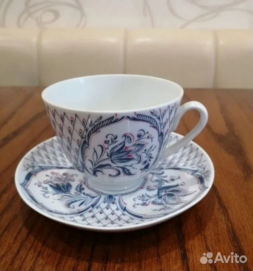 Чайная пара лфз, Дулёво, Хохлома