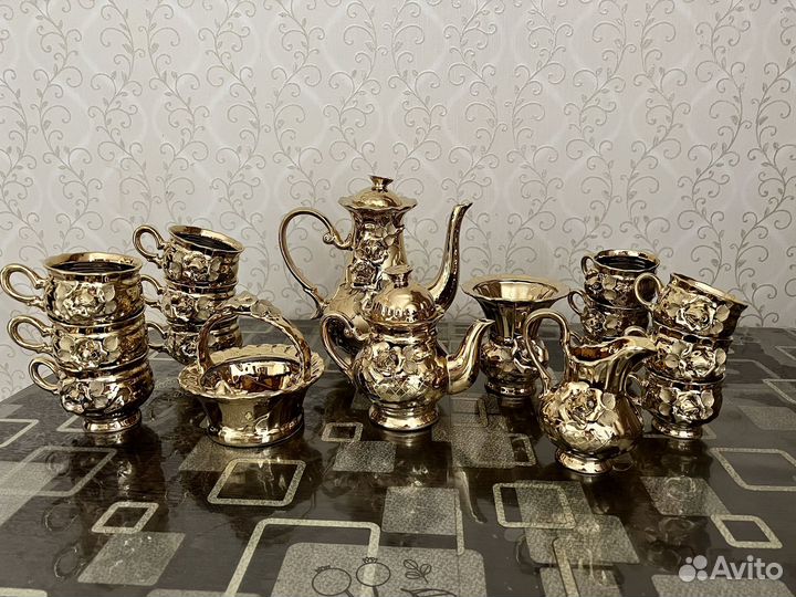 Чайно кофейный сервиз (новый)