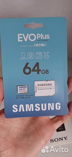 Карта памяти micro sd 32 гб новый