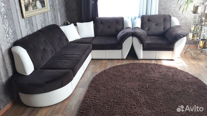 Мягкая мебель диваны и кресла угловой бу