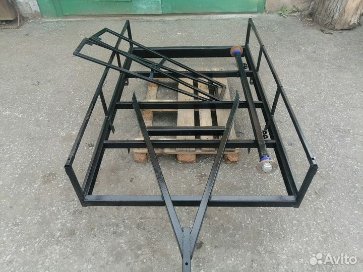 Рама, дышло, ось прицепа усиленная с документами