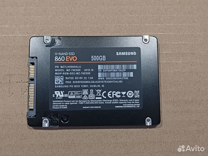 Samsung EVO 860 500Gb (2.5