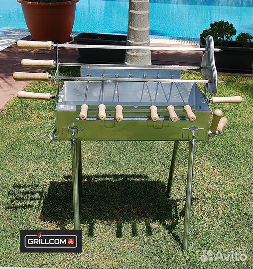 Мангал автоматический угольный