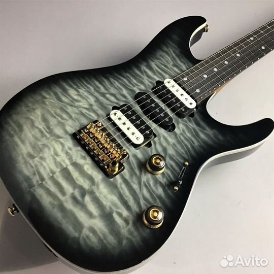 Ibanez Premium AZ47P1QM-BIB Black Ice Burst
