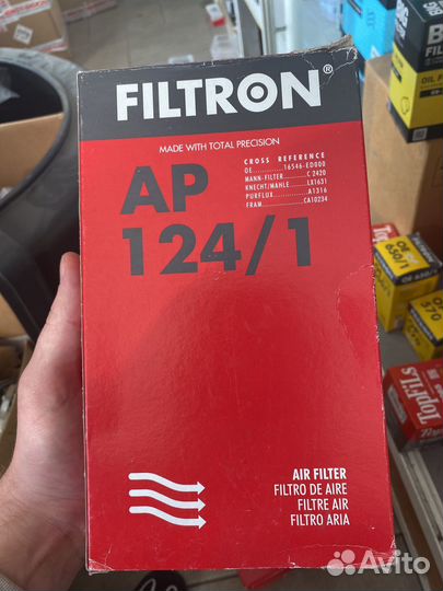 Воздушный фильтр filtron AP 124/1