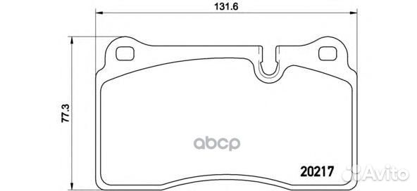 P44018 SFP500070 колодки дисковые п Land Rov