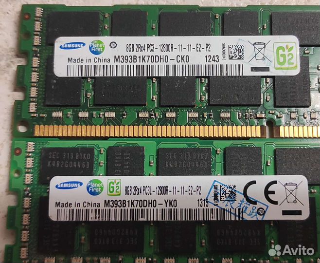 Оперативная память DDR3 ecc reg Samsung