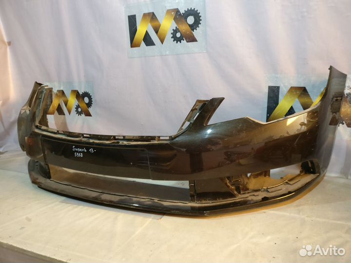 Шкода Суперб 2013- Бампер передний 5958