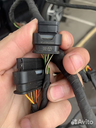 Проводка парктроников Gle- W166, задняя