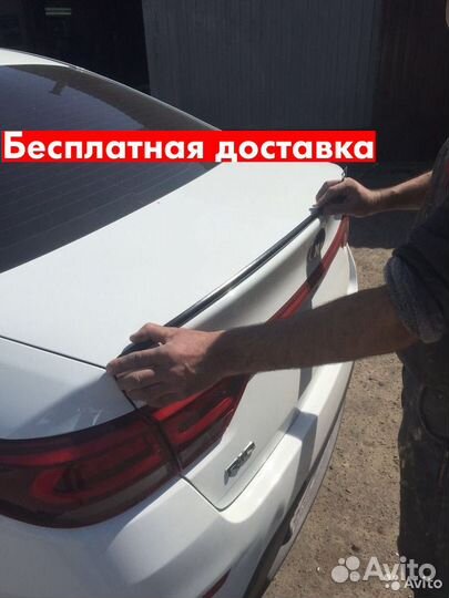 Лип спойлер Kia Rio 4 (2017)