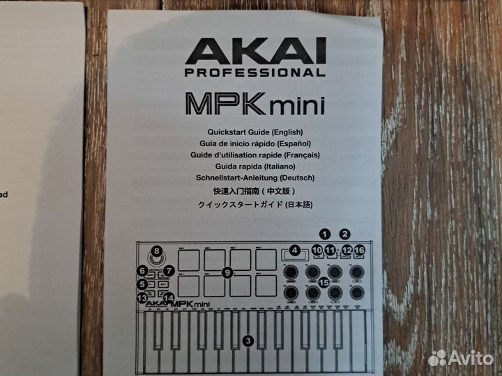 Midi клавиатура akai mpk mini