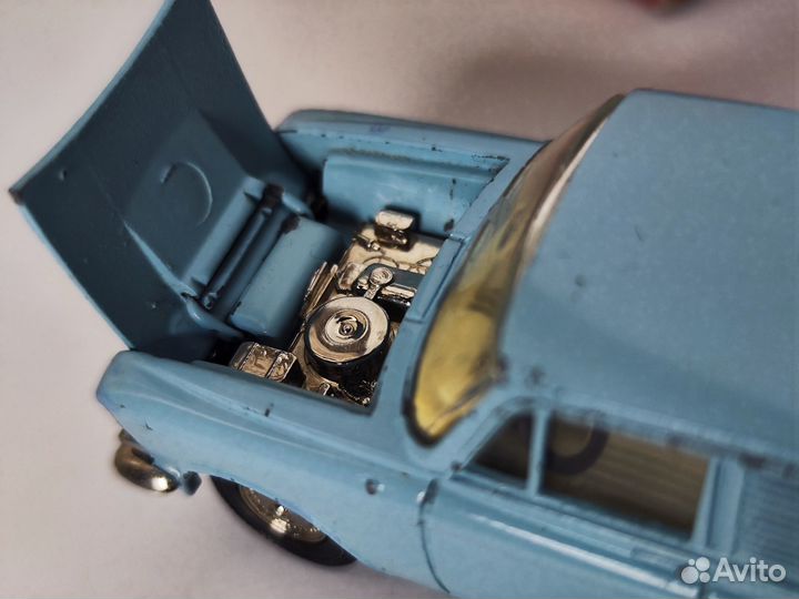 Модель Москвич 434, СССР, голубой, А6, без ми,1:43