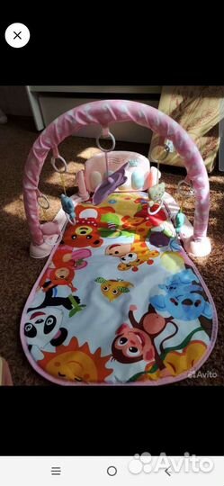 Детский Развивающий коврик музыкальный