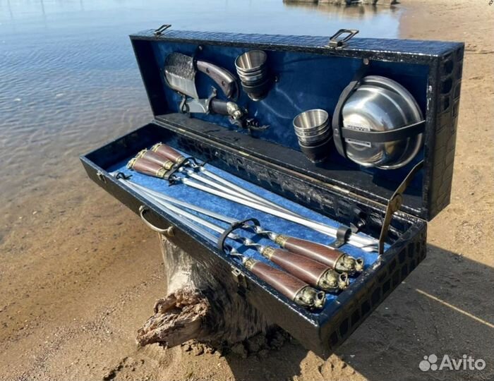 Шашлычный набор в кейсах/ чехлах