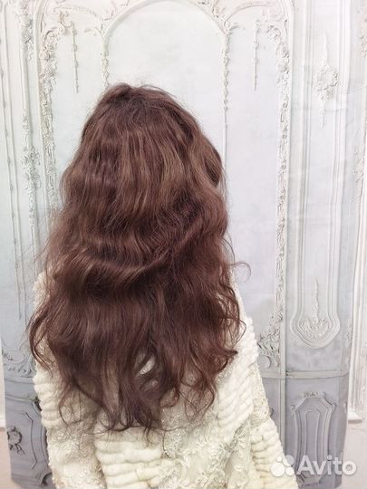 Парик,система замещения, волосы натуральные