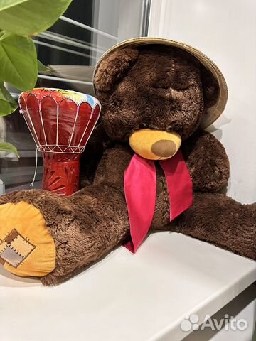 Плюшевый медведь1 м