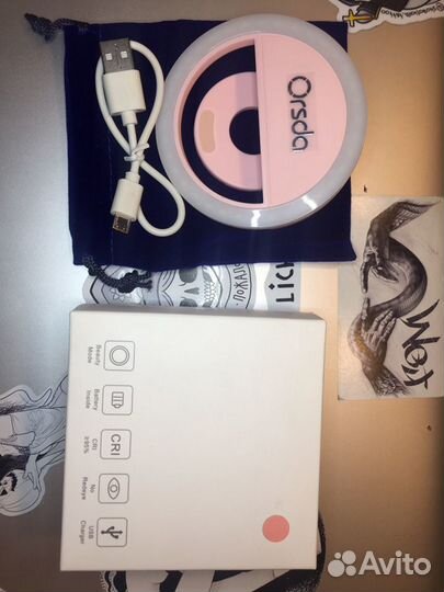 Orsda кольцевая светодиодная лампа для селфи 2шт