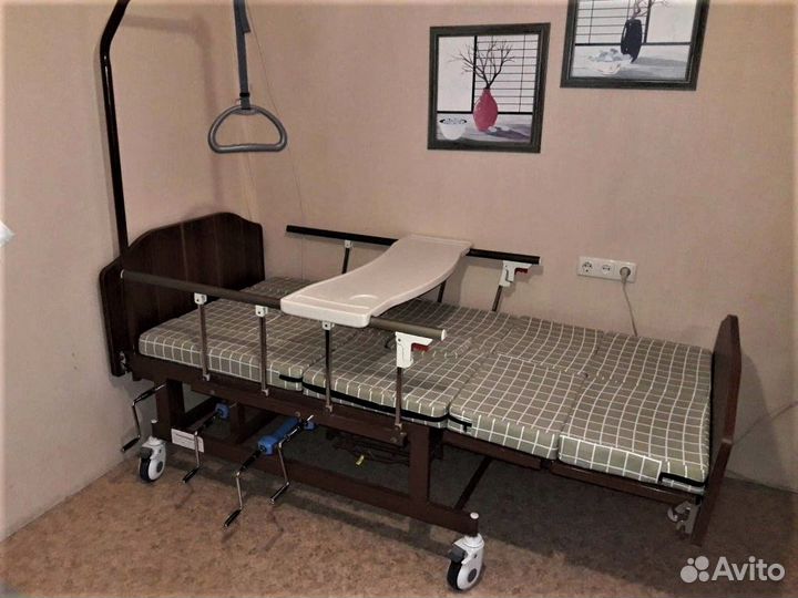 Медицинская кровать для лежачих больных е-45а wc+