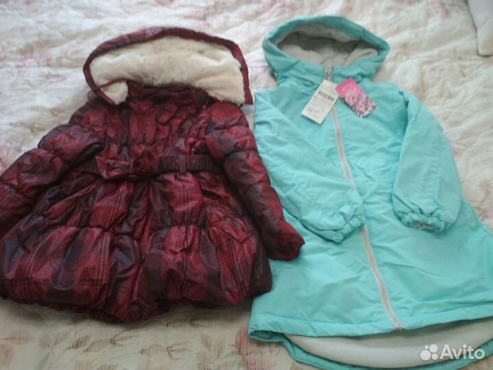 Куртки,пальто,безрукавки,ветровки,полукомби.1-6лет
