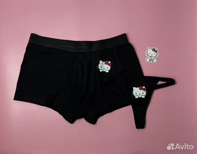 Парные трусы с Hello kitty