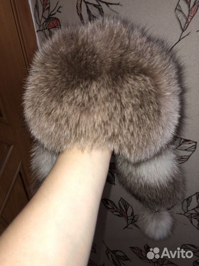 Меховая шапка женская