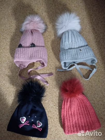 Шапка детская зимняя для девочки