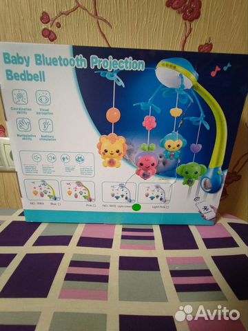 Мобиль на кроватку новый