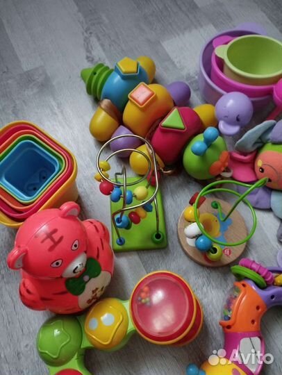 Огромный пакет игрушек 0-3лет