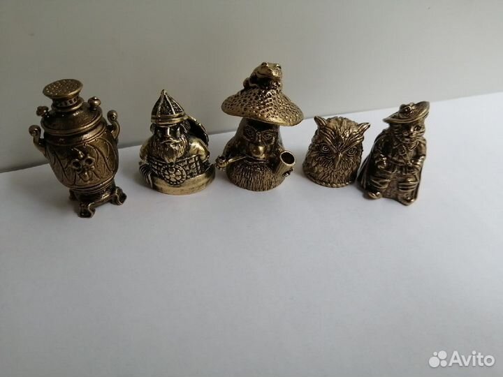 Наперстки сувенирные латунь 25 штук