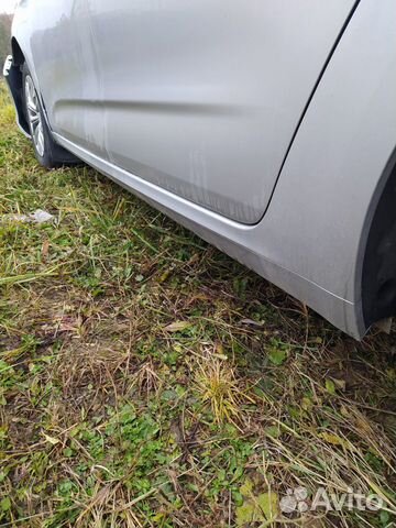Левый порог ситроен с4 в7 седан серый