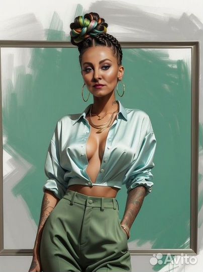 Арт аватар по фото, нейросети, фотосессия онлайн