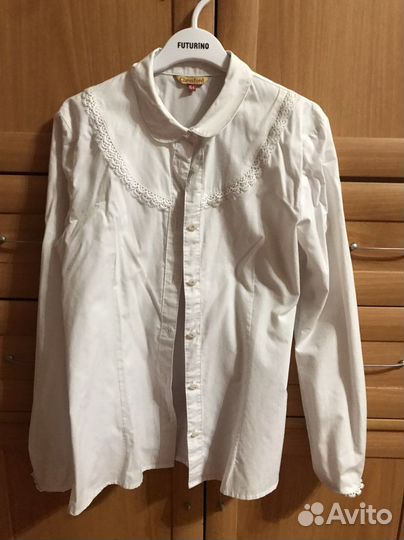 Рубашка школьная для девочки 164