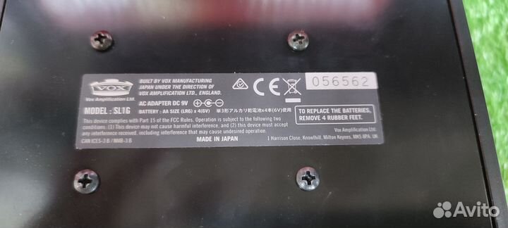 Процессор гитарный Vox Stomplab IG SL1G