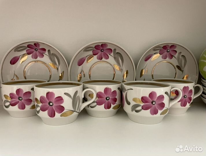 Чайная пара Вербилки 1965-1975 гг