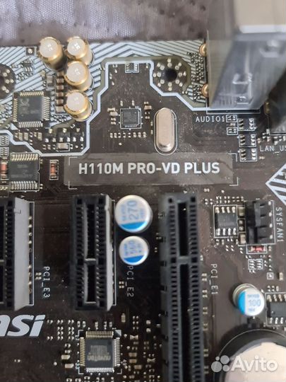 Материнская плата MSI H110 lga 1151