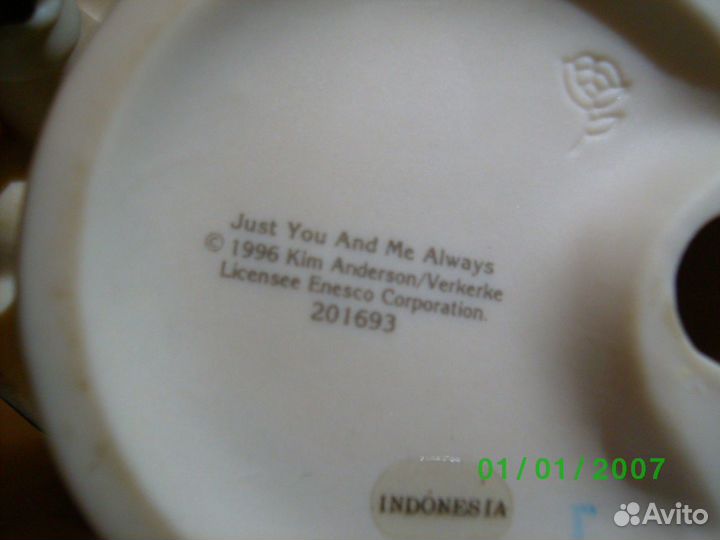 Статуэтка. Фарфор. Kim Anderson. 1996 год