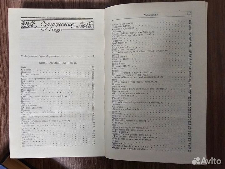 М.Ю. Лермонтов, сочинения 2 тома