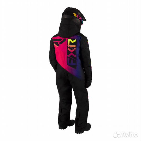 Комбинезон FXR Helium Black/Neon Fusion, 14