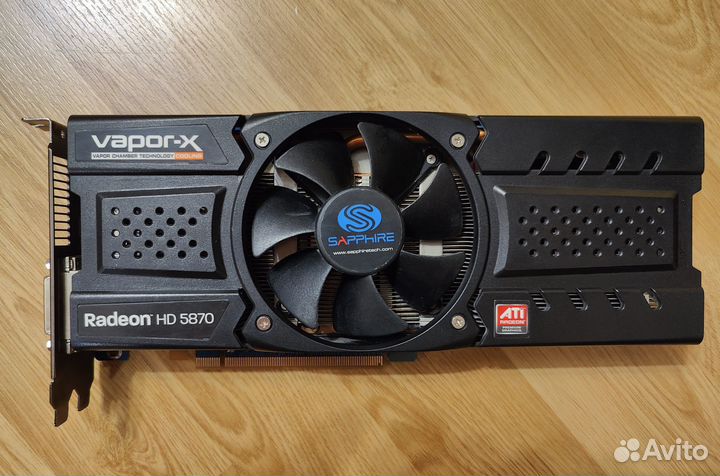 Видеокарта ATI radeon Sapphire vapor-X HD5870