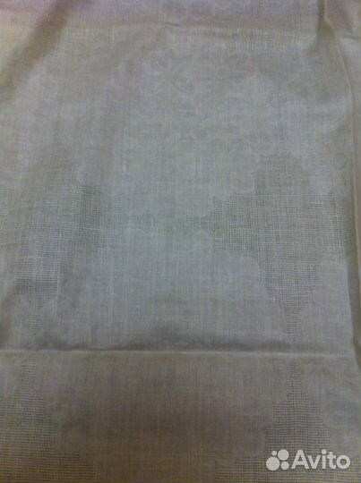Скатерть белая новая 170х200