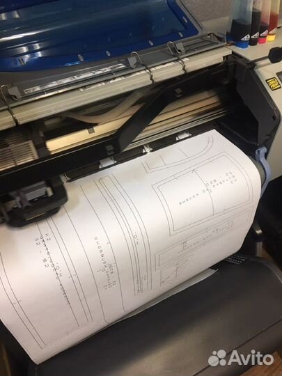 Печать лекал и плакатов