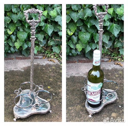 Старинный Напольный Держатель для бутылок