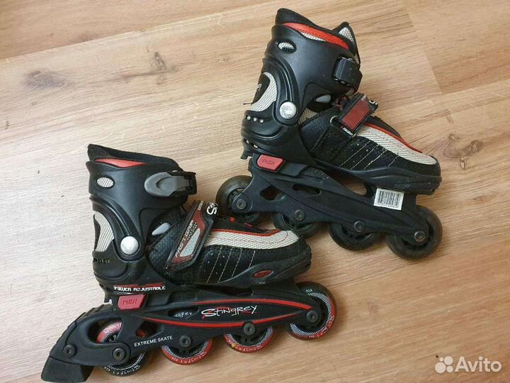 Коньки роликовые раздвижные р. 28