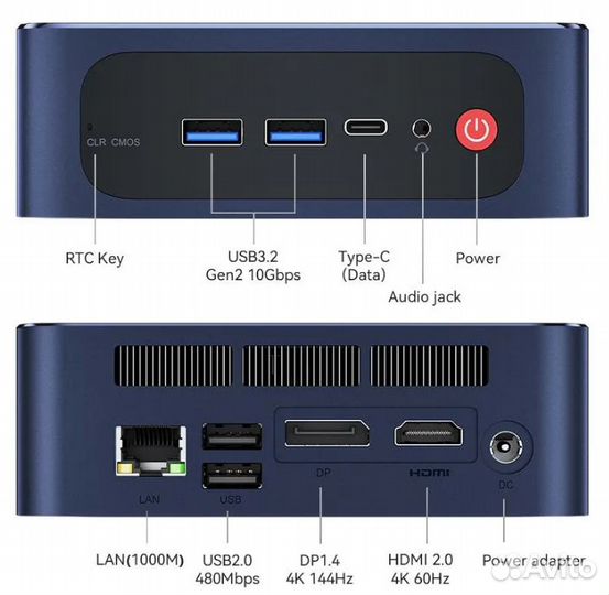 Beelink SEi12, Intel i5 12450H, DDR4 16Gb, SSD 500