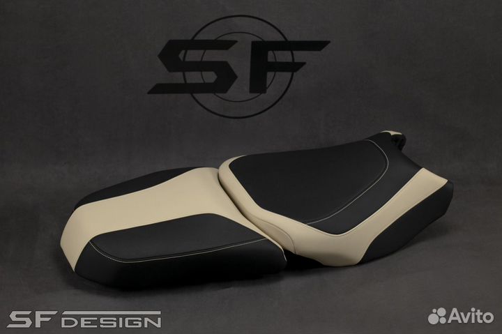 Сиденье для BMW R1200/1250GS Creamy Mild Pit Stop