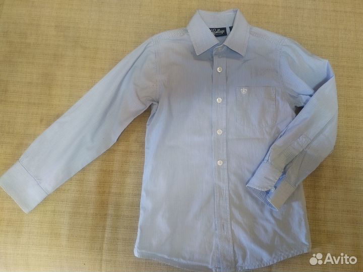Школьные рубашки для мальчика на 1-2 класс