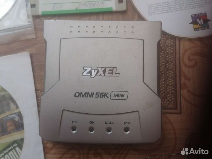 Модем zyxel omni 56k mini