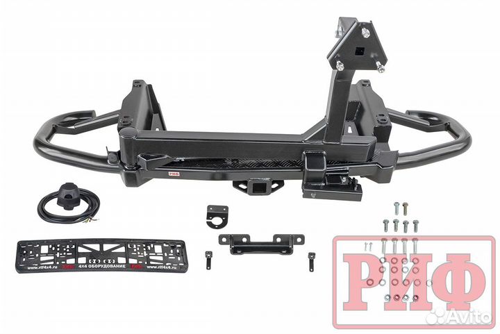 Защита бампера Toyota Land Cruiser Prado 120